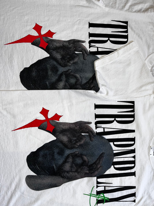 White Heavyweight “Balaclava” tee
