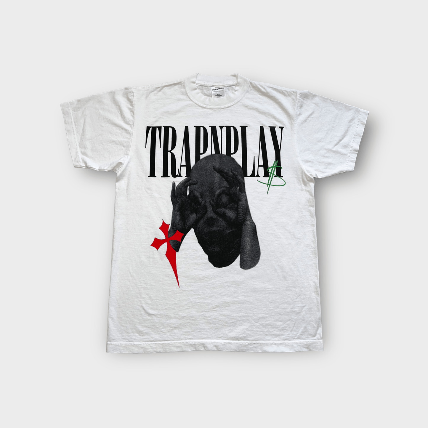White Heavyweight “Balaclava” tee